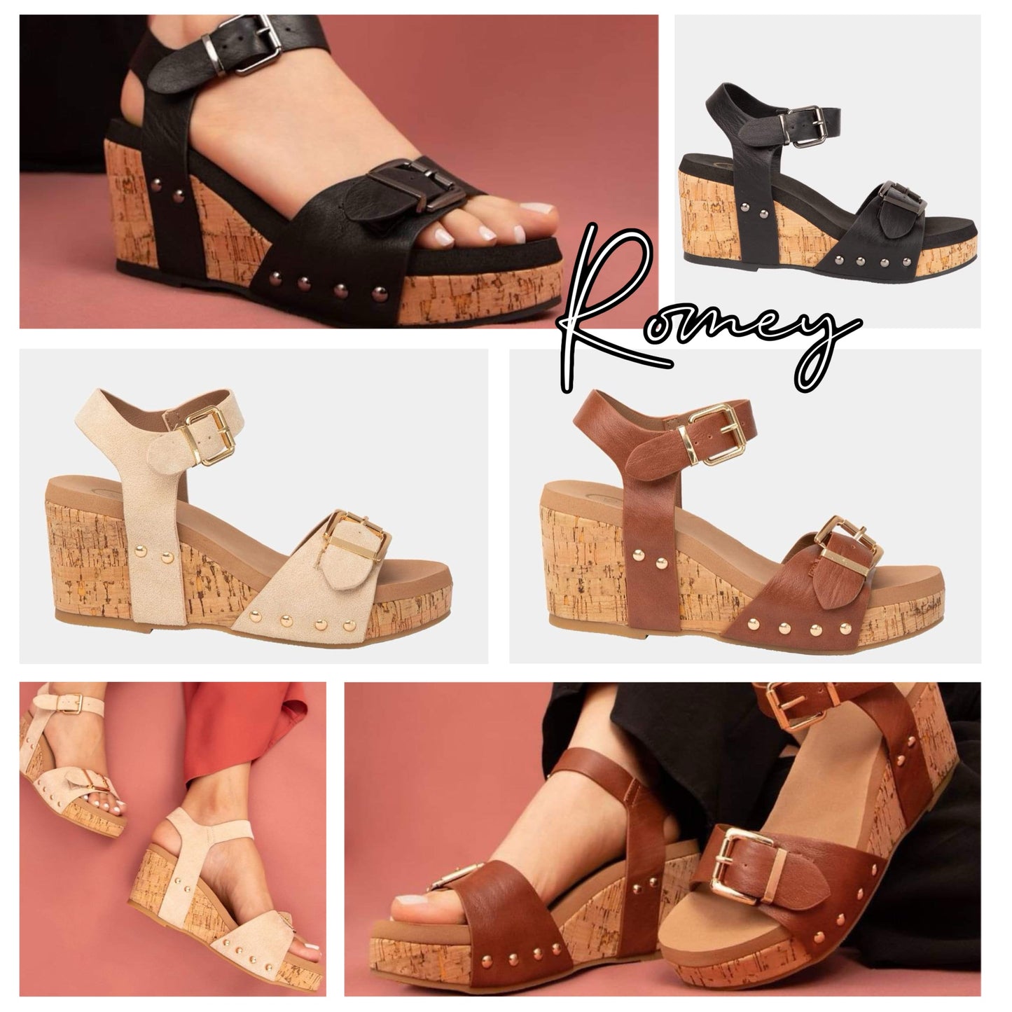 ROMY WEDGE SANDAL