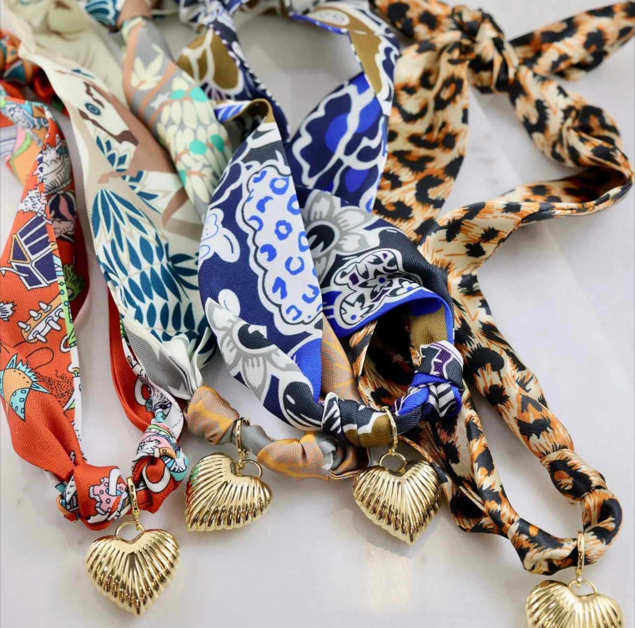 * PRE-ORDER SERAFINA & LILLIE SCARF NECKLACE