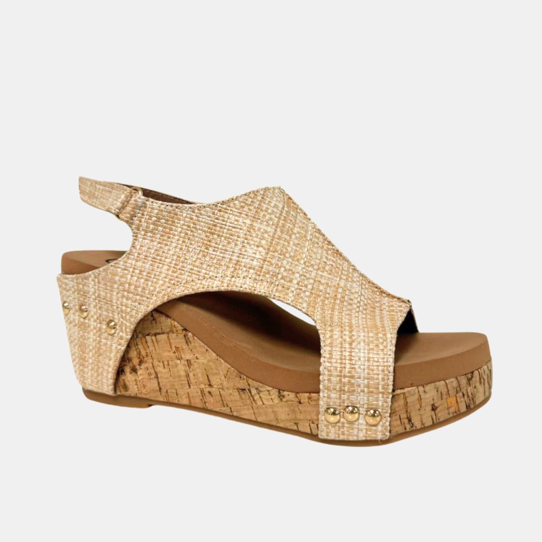 Hannah Slingback Wedge – Cutout Platform Sandal in 8 Stylish Finishes