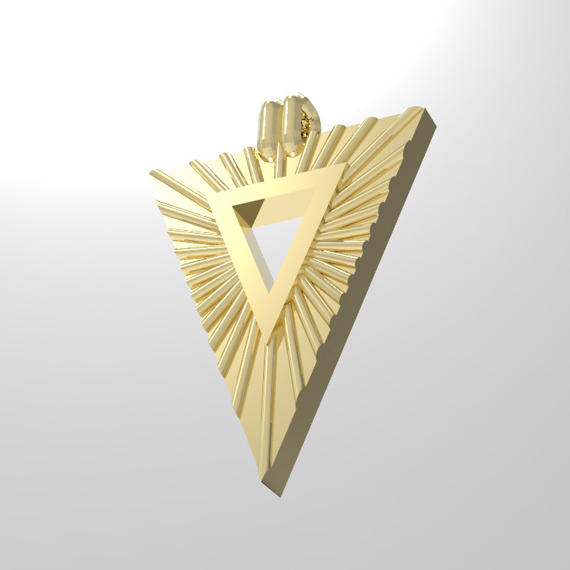 Geometry Hollow Triangle 925 Sterling Silver Hoop Earrings