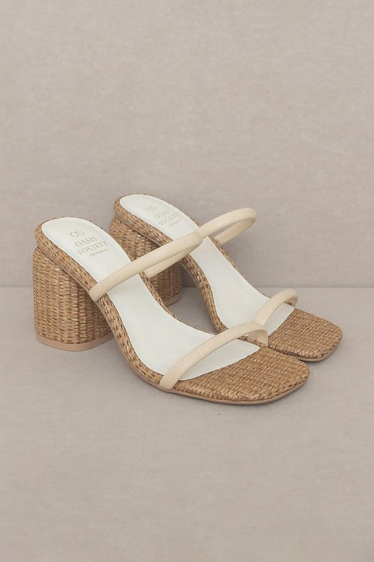 OASIS SOCIETY RAFIA SANDALS