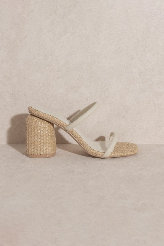 OASIS SOCIETY RAFIA SANDALS